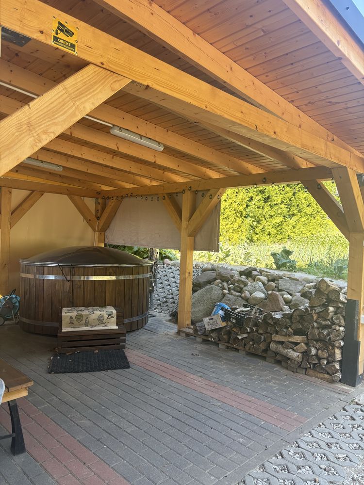 Apartament, domek z balią jacuzzi Kaszuby, wolne od 13.08 do 15.08