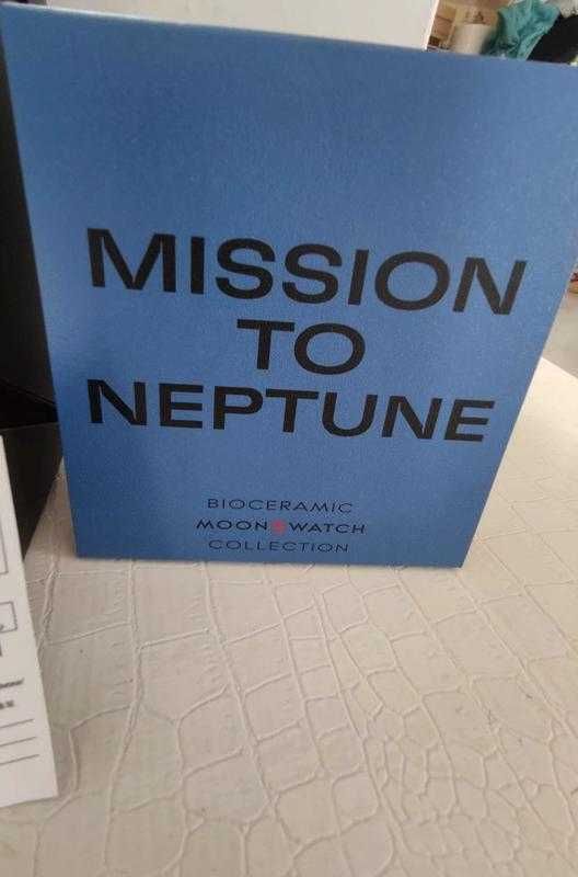Omega x Swatch Neptune Mission - SO33N100 Navy Blue Aesthetic