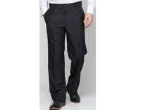 Полушерстяные черные классические брюки, рост 150 см