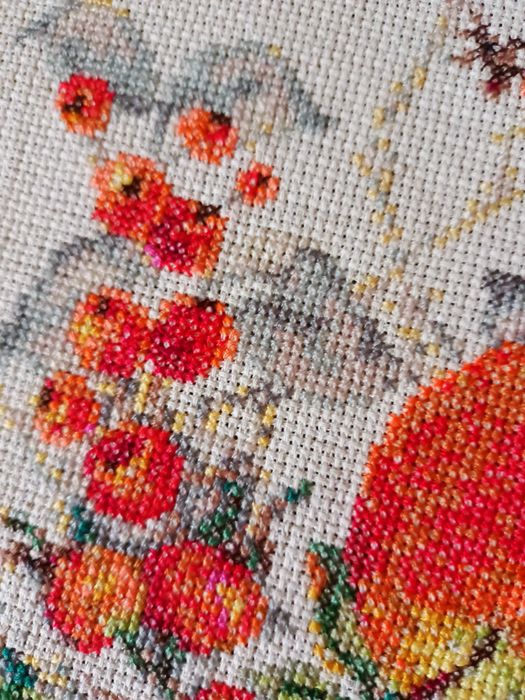 Obraz haftowany krzyżykowo