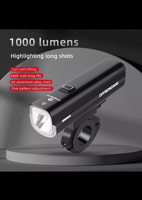 Професійна велофара Offbondage HR3-1000 (EOS -520) та EOS 530