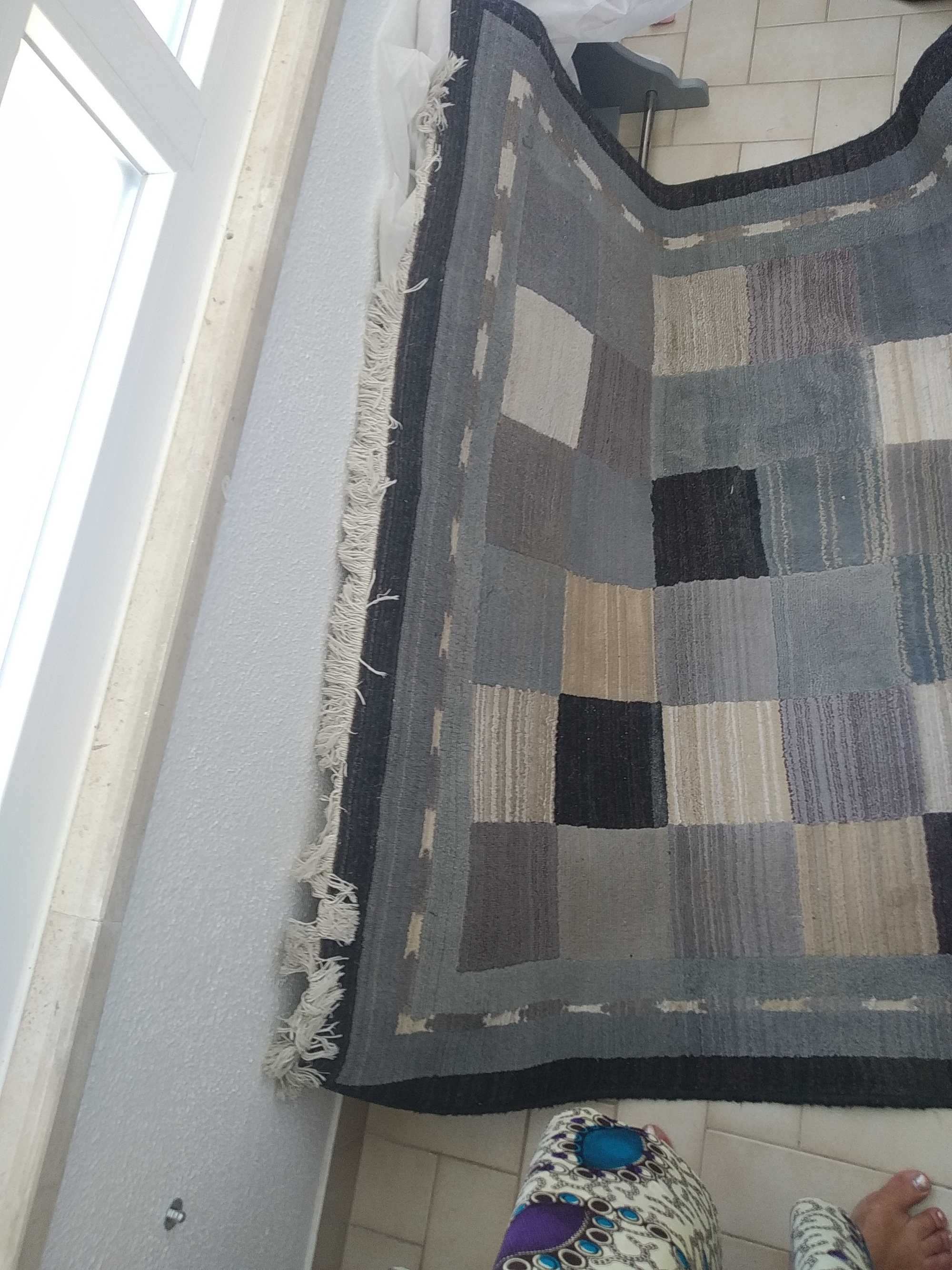 Carpete Lã 120 cm X 175 cm