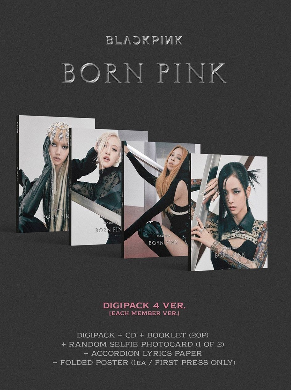 Новий запакований альбом Blackpink - Born Pink Digipack ver. / Кпоп