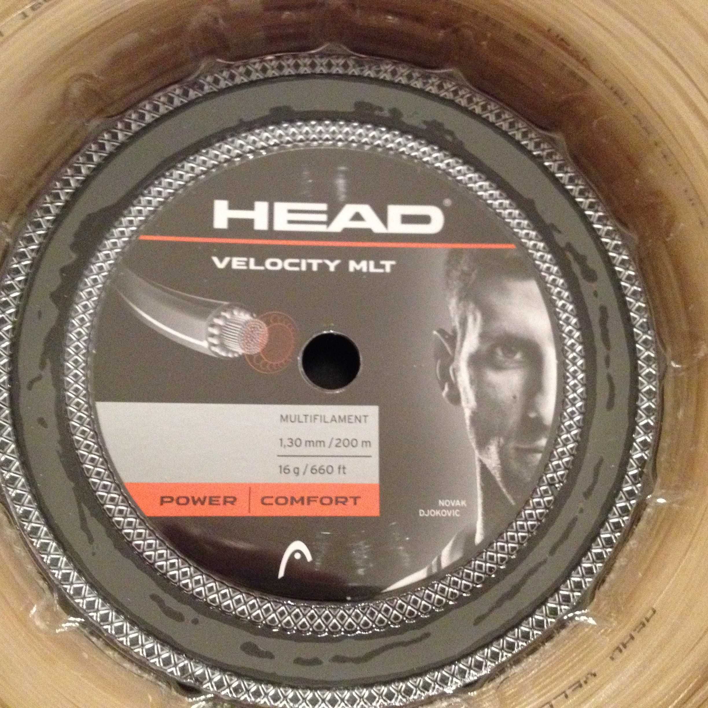 Corda De Tenis Multifilamentos Head Velocity  1.30mm/16  200 Metros