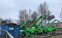 Wynajem ładowarki teleskopowej rozładunek usługi Manitou Merlo zwyżka