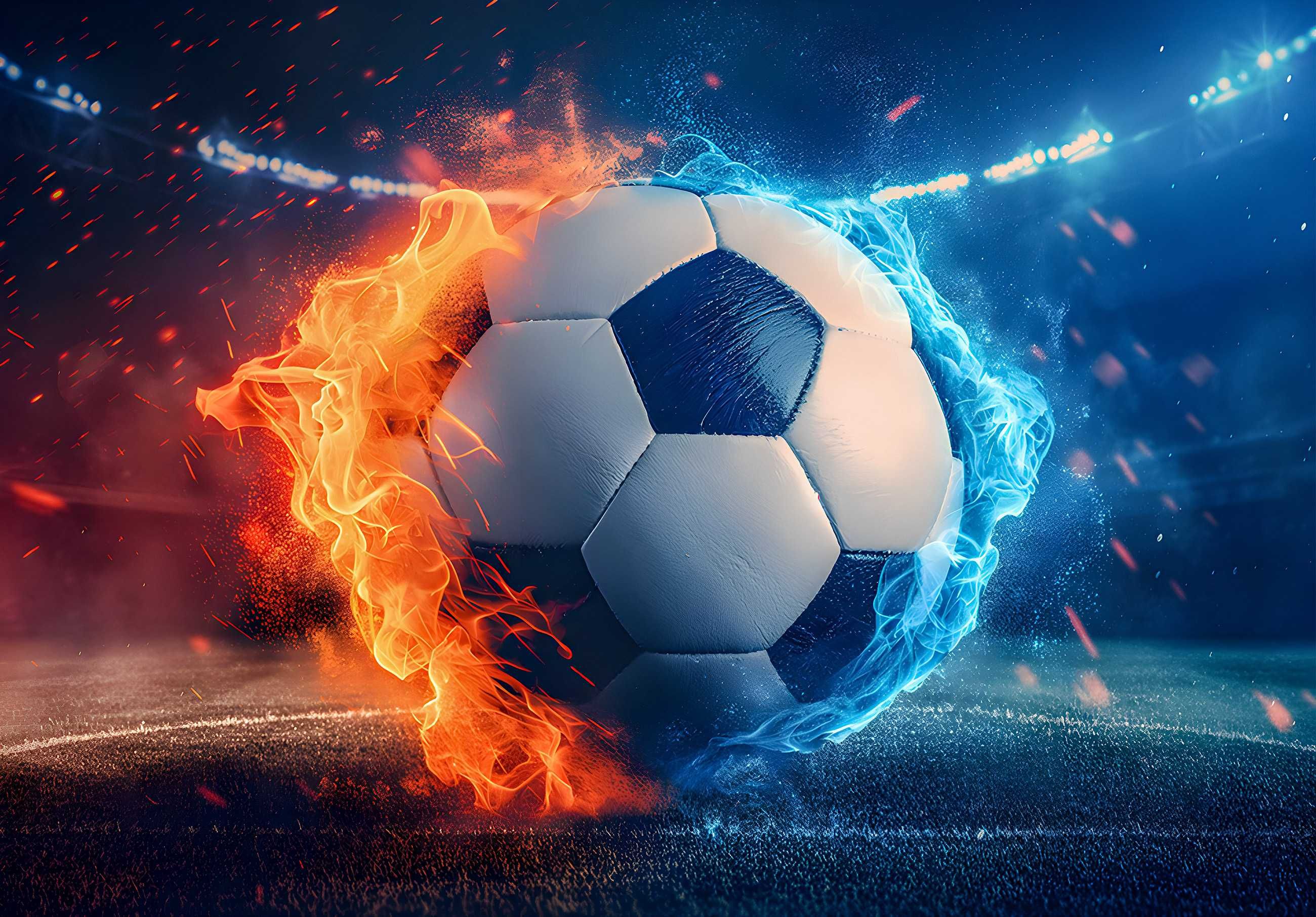 Fototapeta Piłka Nożna Sport Młodzieżowa Twój Rozmiar 3D + KLEJ