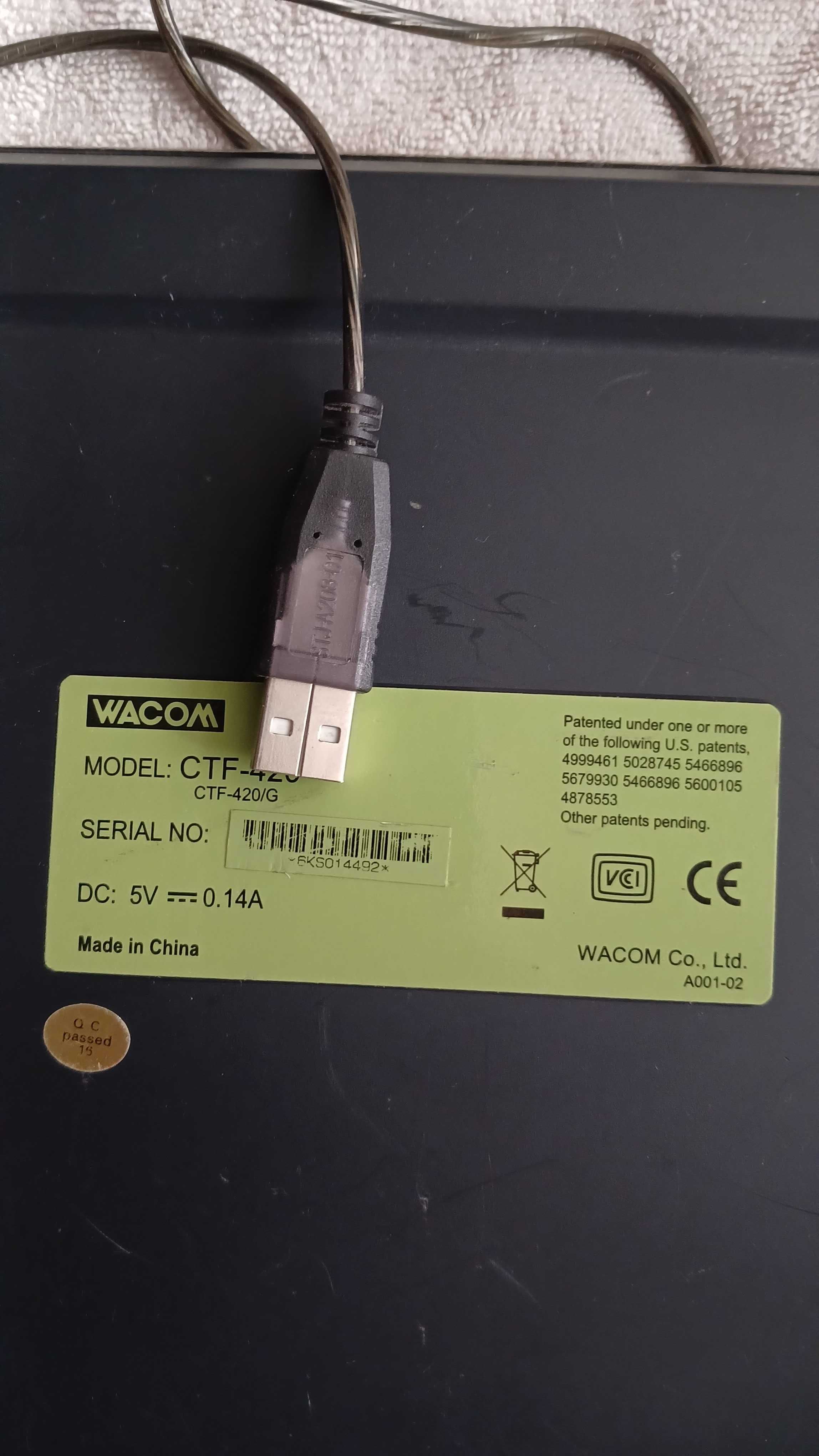 Графічний планшет Wacom CTF-420 без стилуса