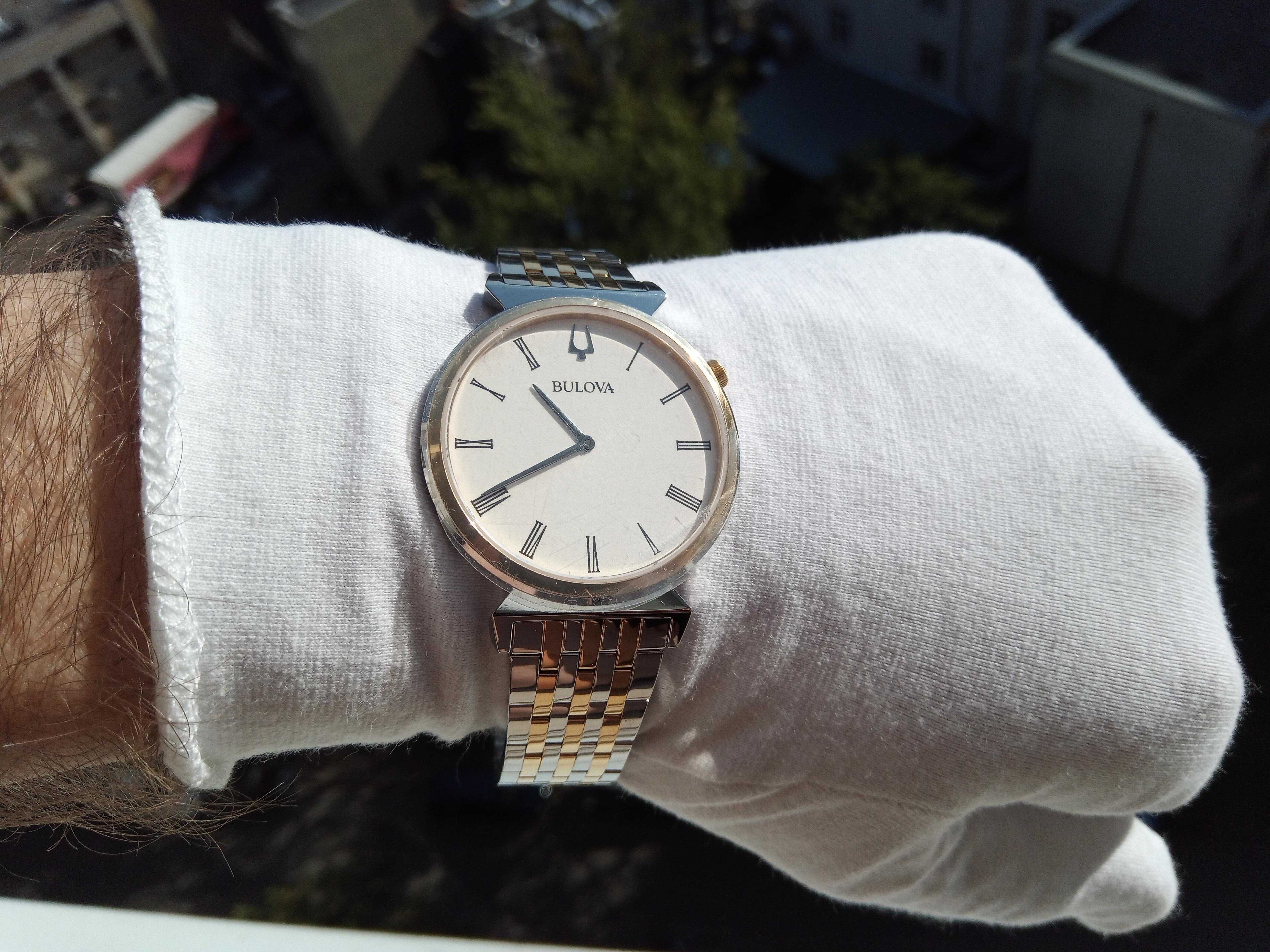 Тонкие мужские часы BULOVA Regatta 98A233, сапфировое стекло