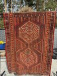 XIX wieczny r.tkany dywan perski Iran Shiraz 177x123 galeria 7 tyś