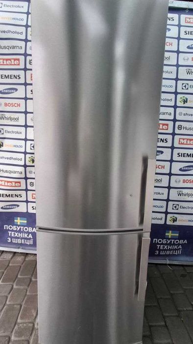 Холодильник б/в  IKEA 200/60/60 Металік  No Frost #07608