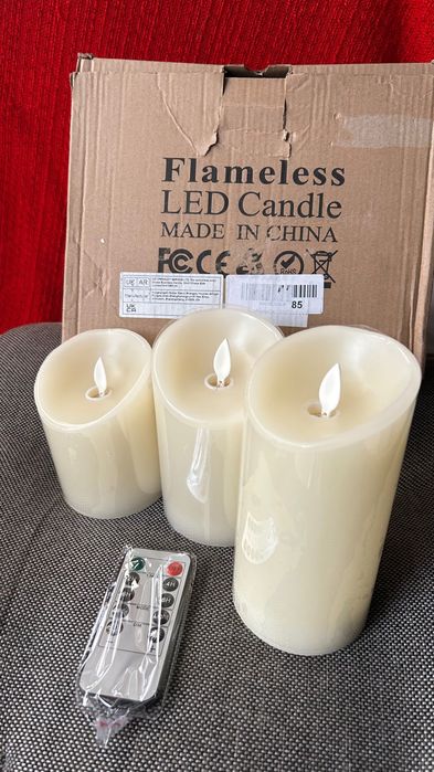 Світлодіодний набір свічок 3 шт