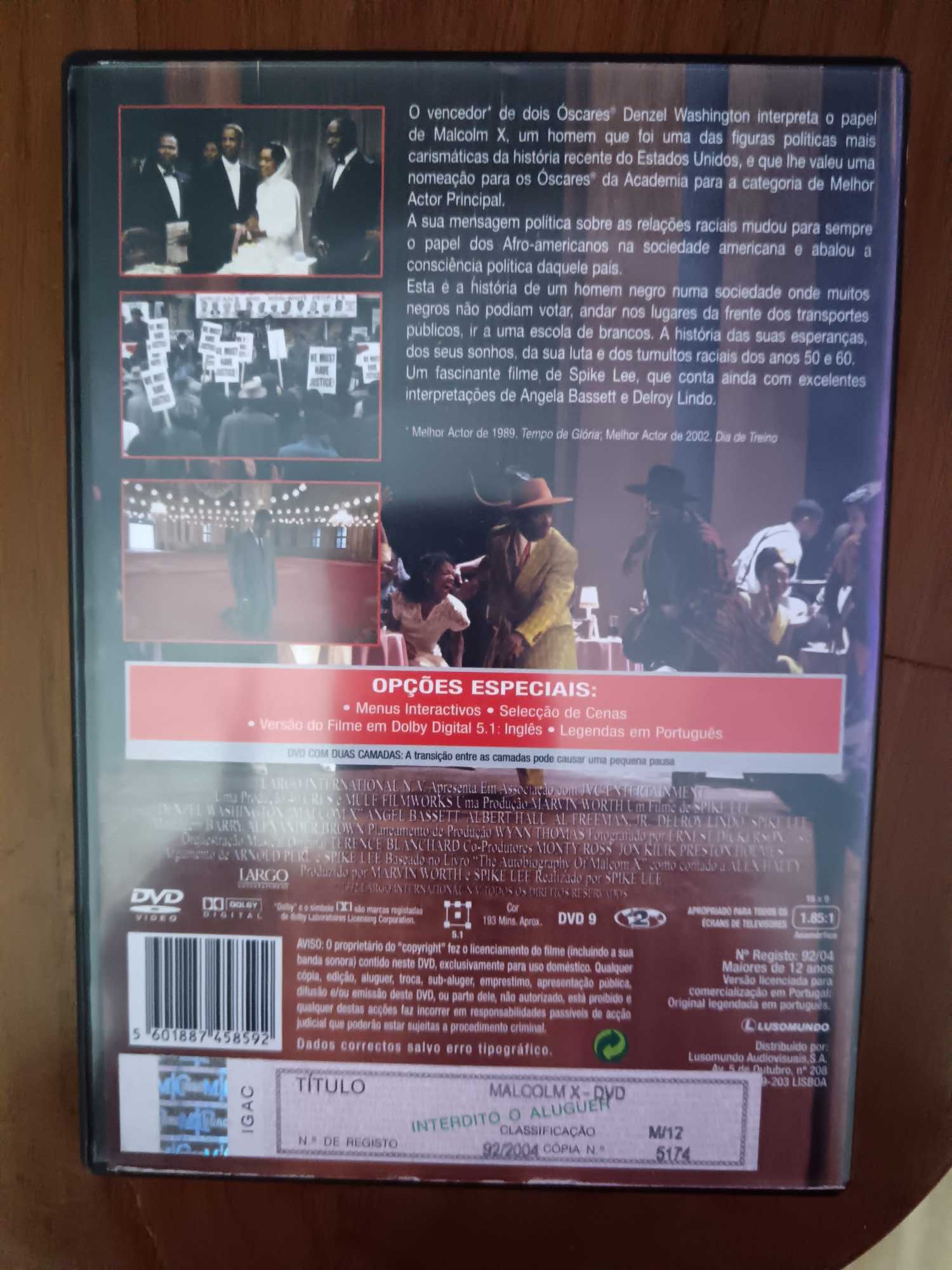 filme dvd original - malcolm x