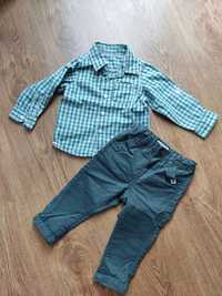 Zestaw - koszula i spodnie Reserved 6-9m.