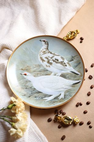 Talerz dekoracyjny Franklin Limoges dzikie ptaki