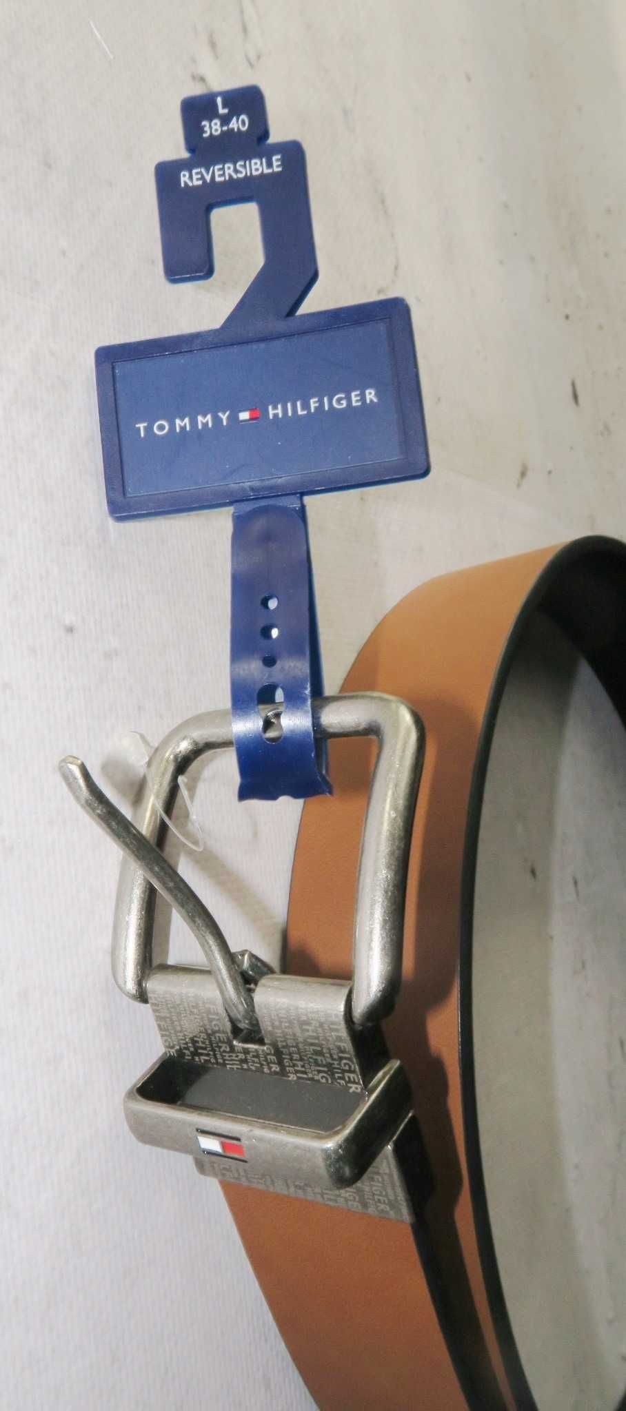 Tommy Hilfiger pasek dwustronny nowy na prezent 38/40