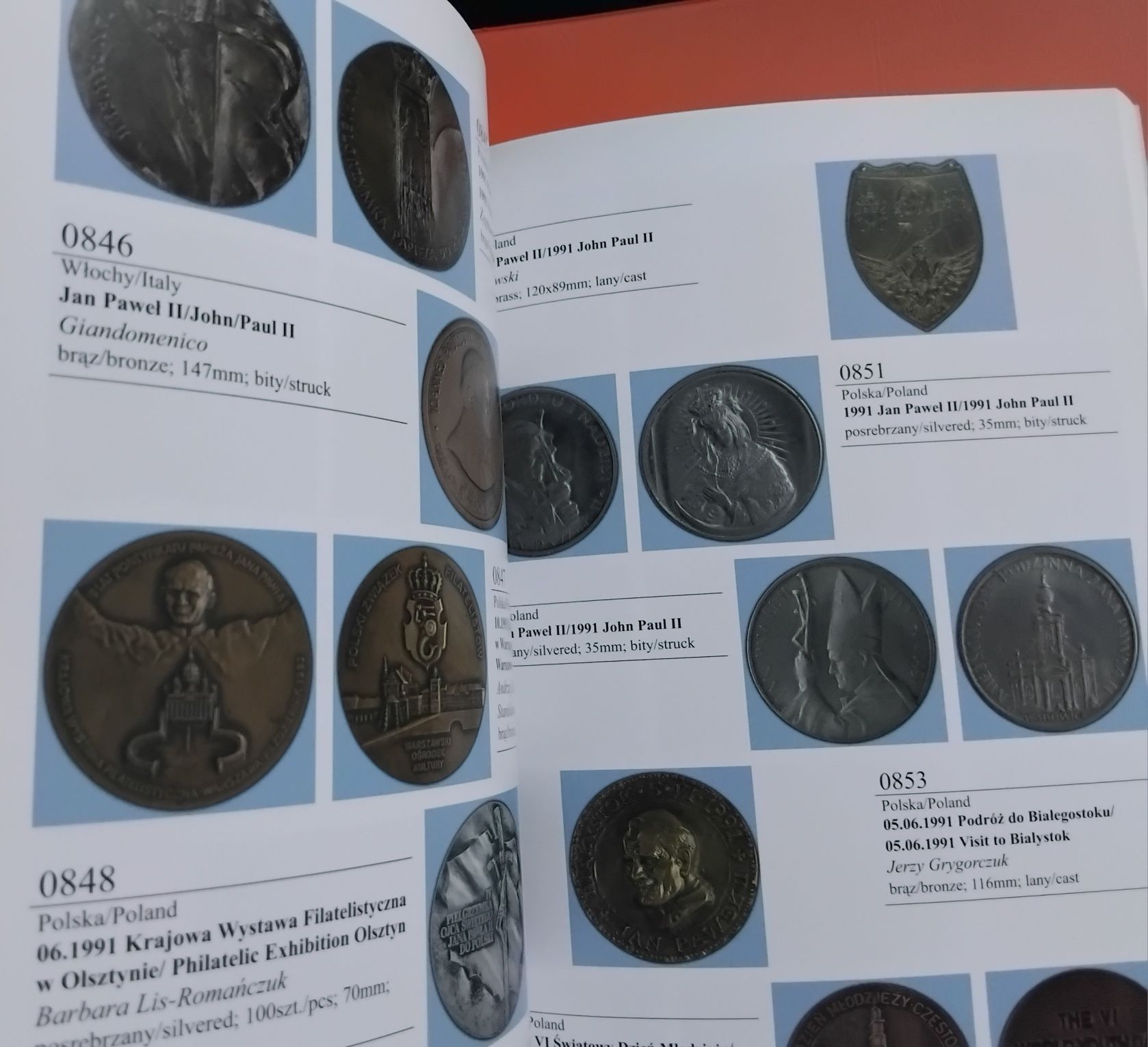 Katalog Jan Paweł II na monetach i medalach świata W. Grabowski
