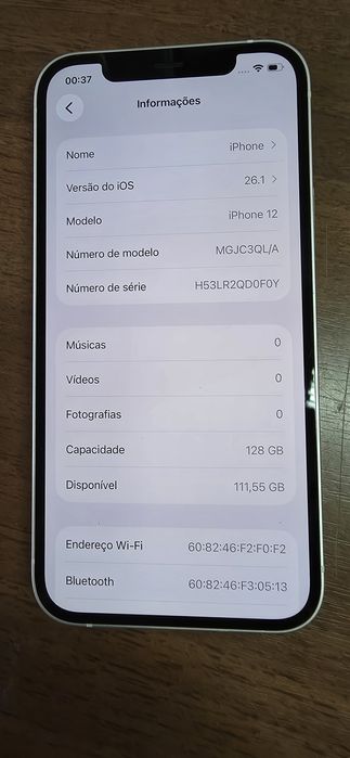 Iphone 12, branco, excelente, garantia até 09/08/2027