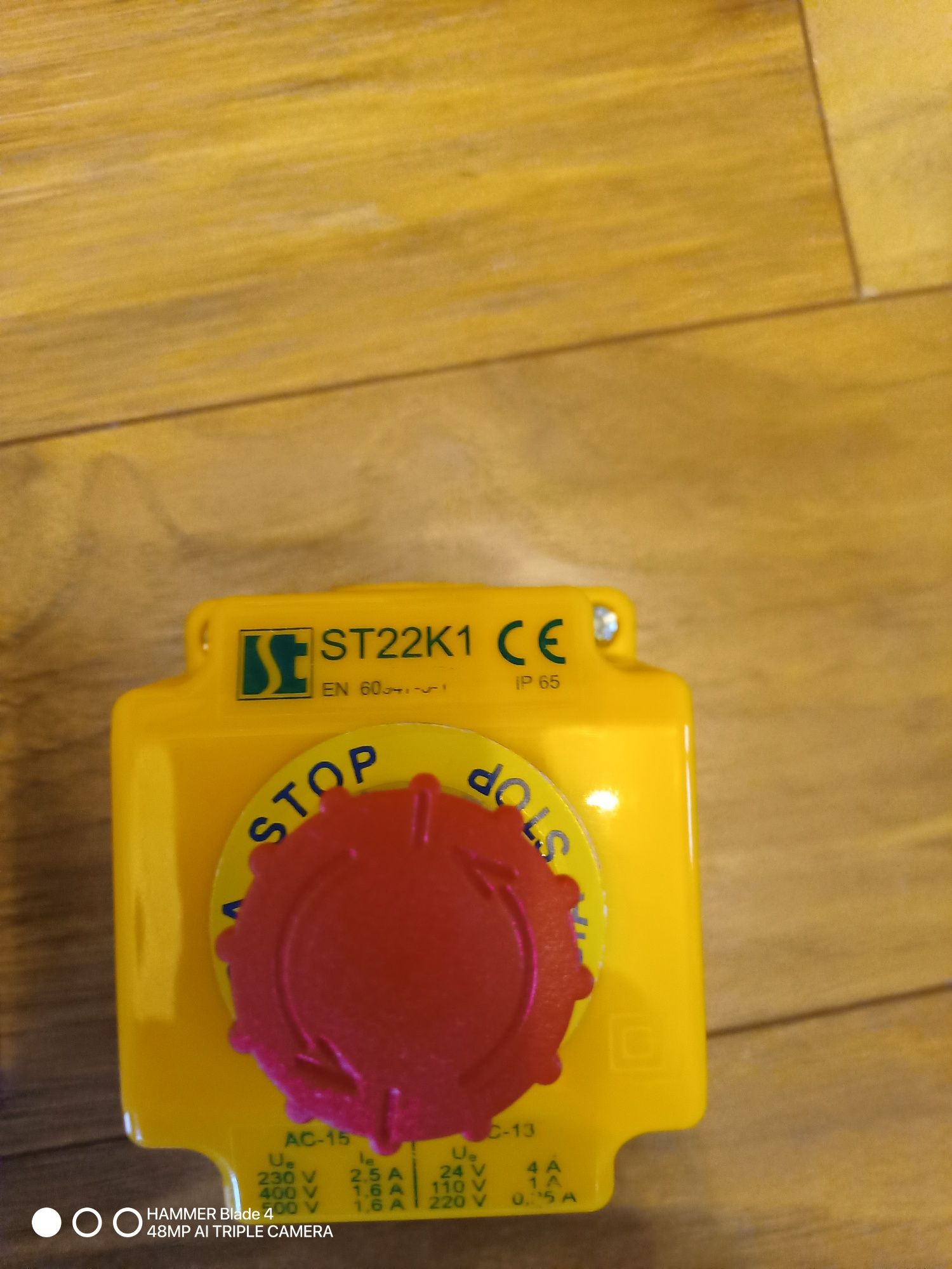 Kaseta z przyciskiem bezpieczeństwa ST22K1-05-1 spamel