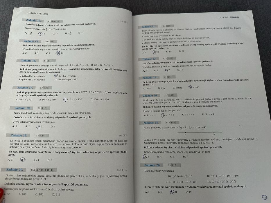 Matematyka przygotowanie do egzaminu ósmoklasisty