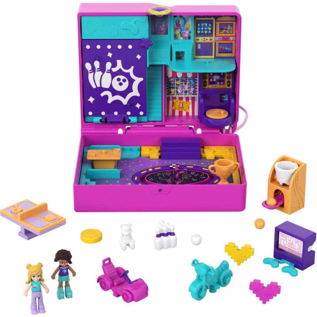 Polly Pocket, поллі покет боулінг, барбі, лялька