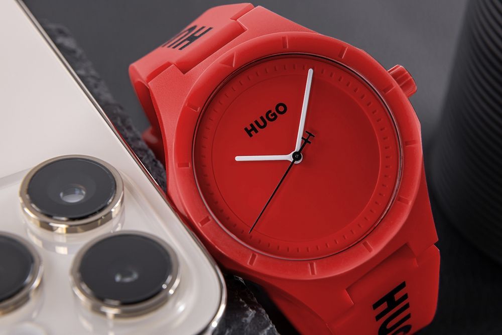 Zegarek Męski Hugo Lit For Him Red 1.530346 + BOX