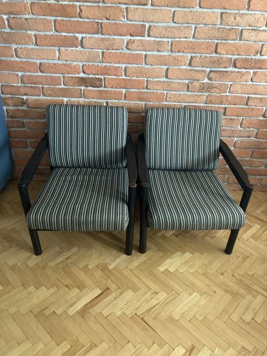 2 fotele Stobrawa z czasów PRL