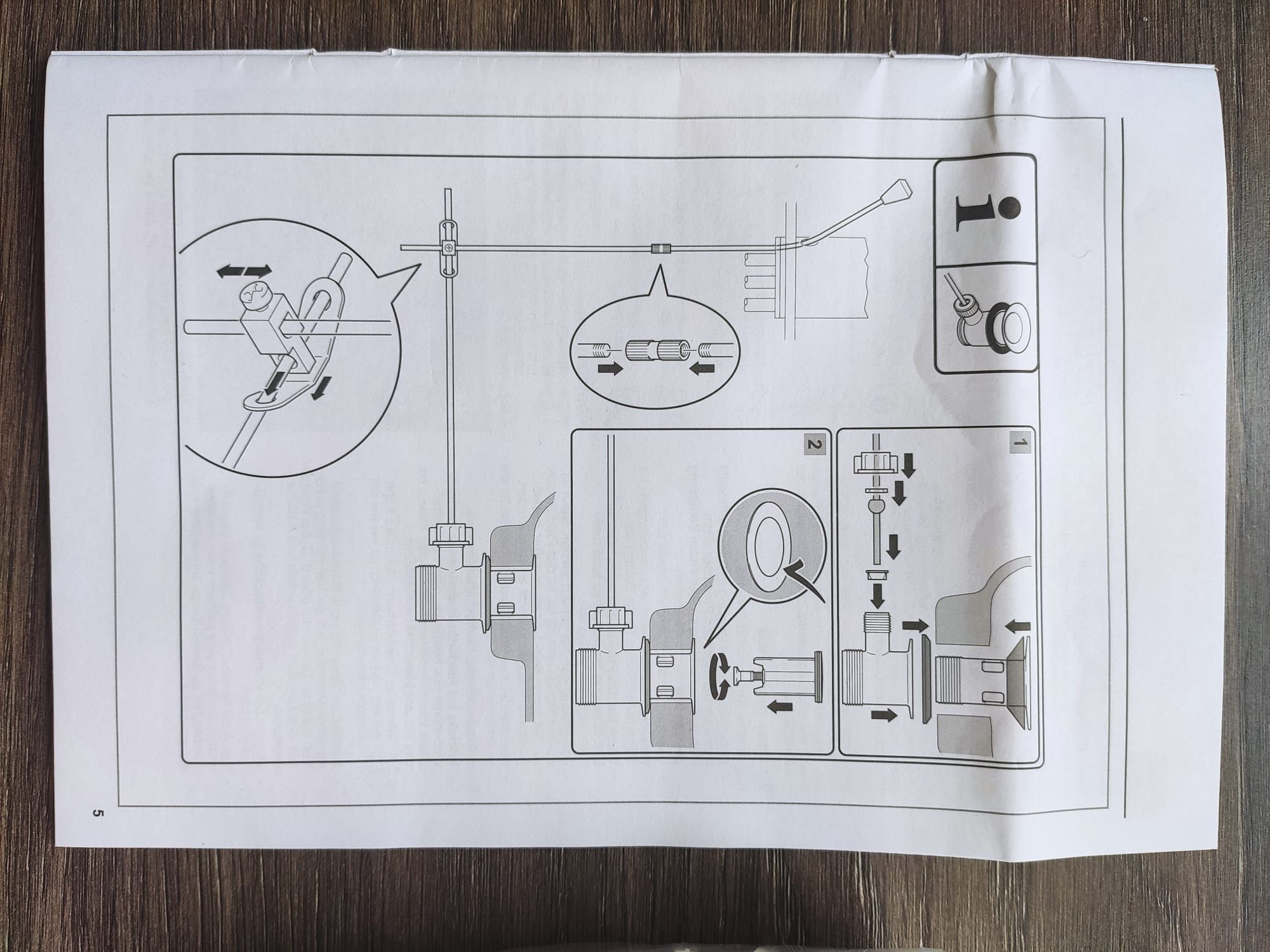 Nowe wężyki do baterii + korek z mechanizmem otwierania