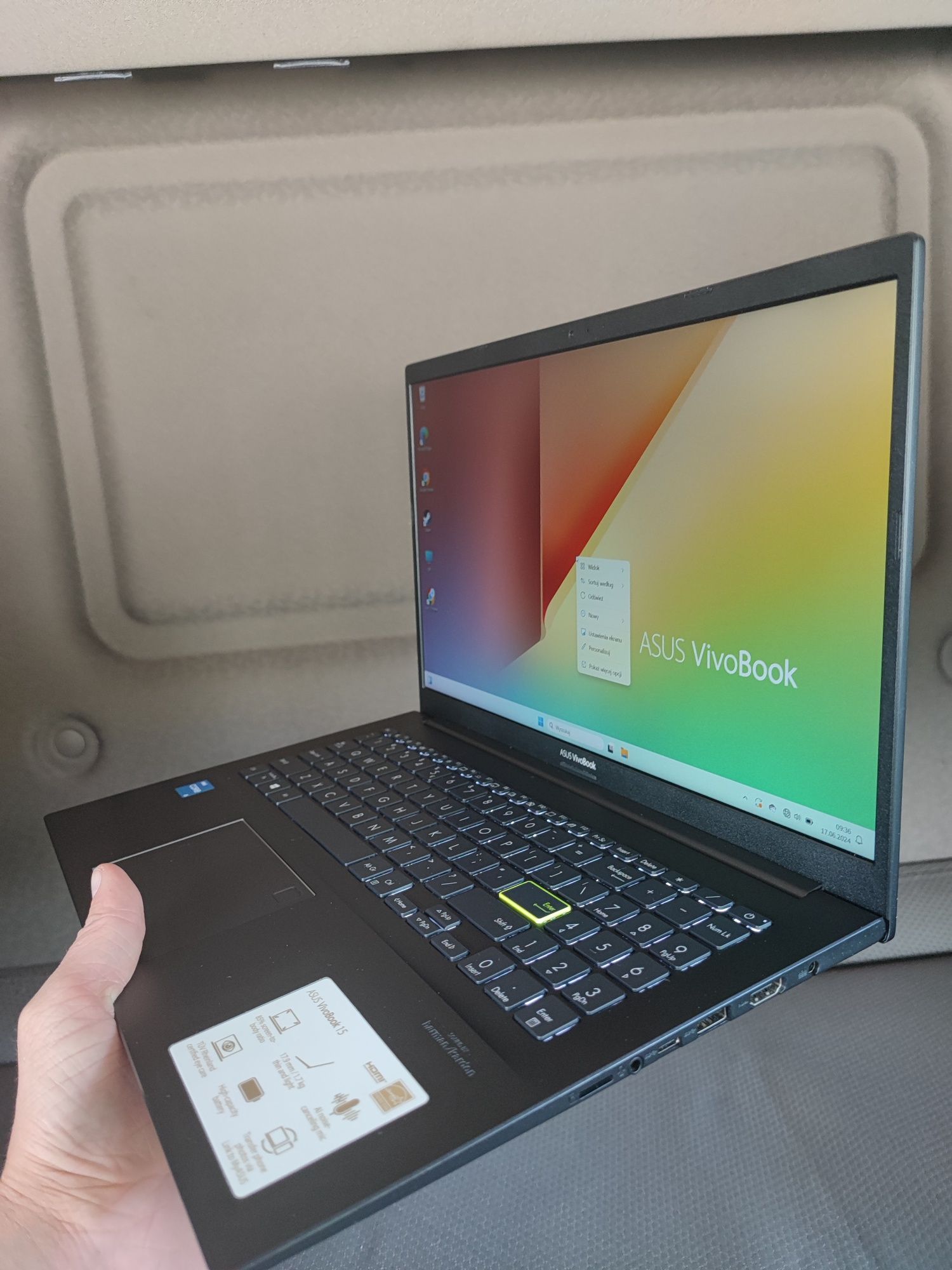 Laptop ASUS VivoBook 15.6" IPS i5-1135G7 8GB RAM 512GB SSD Windows 11