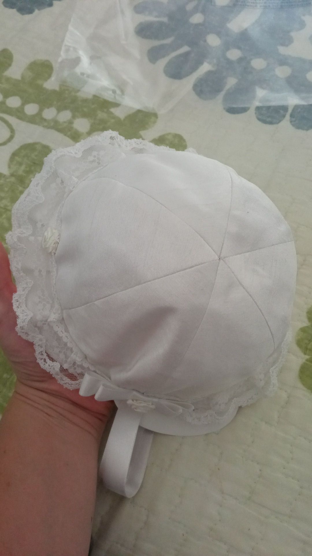 Vendo Chapéu bebé 3/6 meses batizado Novo