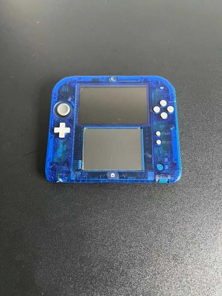 Nintendo 2DS Azul Cristal com 100+ Jogos