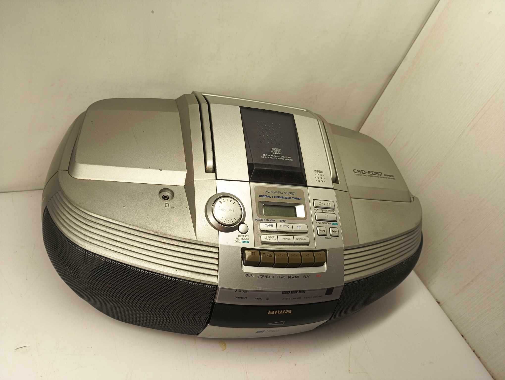 Radiomagnetofon boombox AIWA CSD-ED57 radio kaseta cd