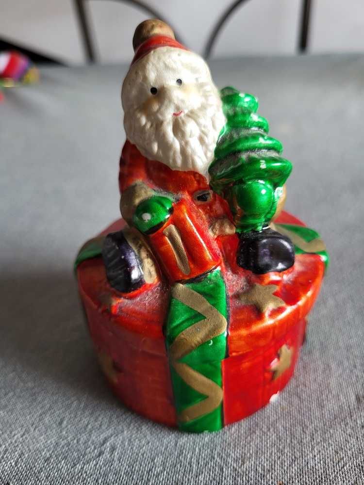 Caixa Pai Natal em Cerâmica