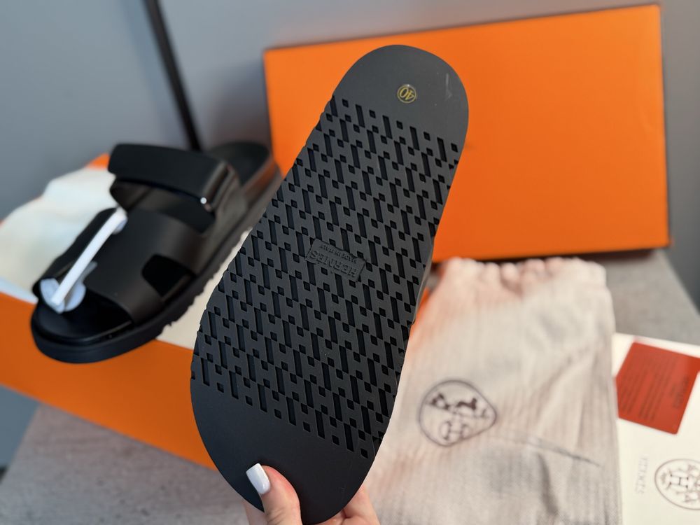 Жіночі Шльопки hermes шипри жіночі тапки ерме Chypre Sandals