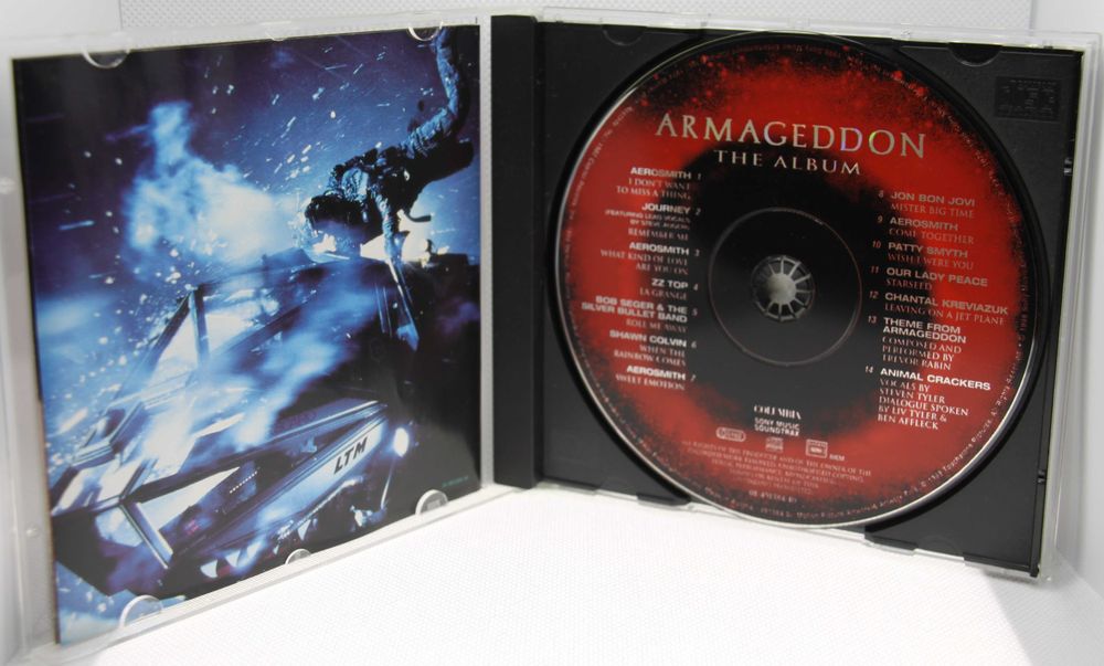 CD banda sonora do filme "Armageddon"