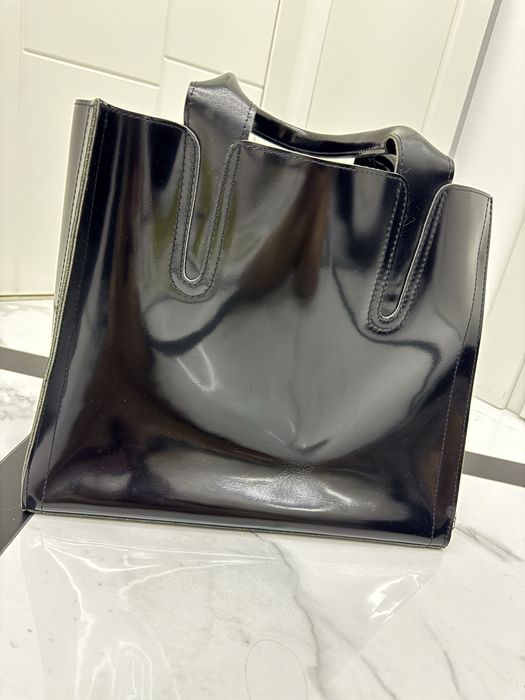 Сумка шкіряна натуральна чорна