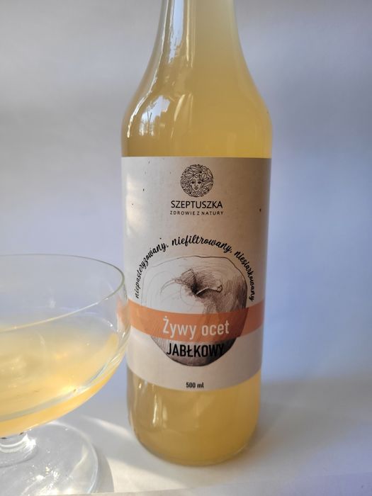 Żywy ocet jabłkowy z matką, Szeptuszka 500 ml