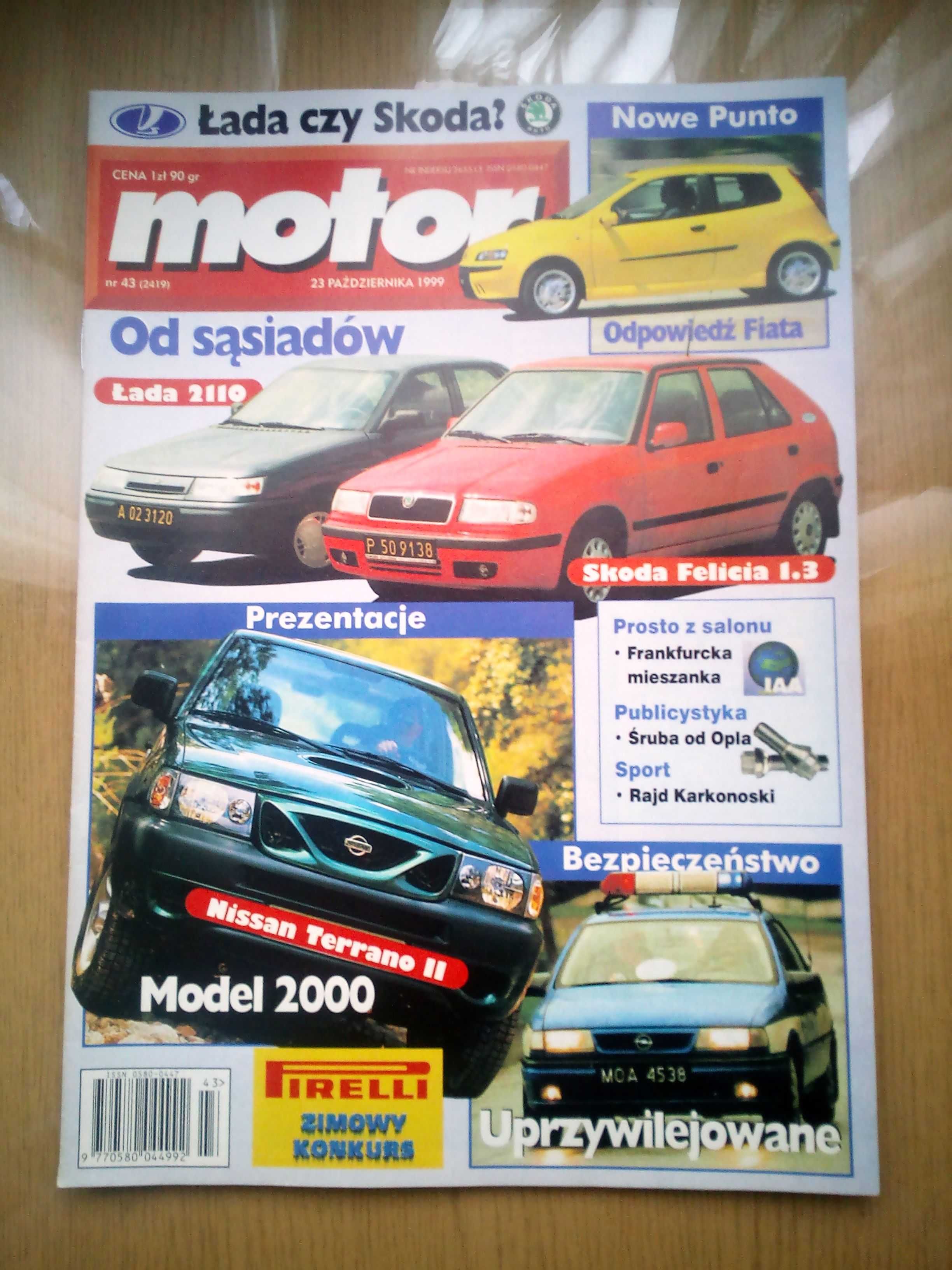 Łada 110 , Skoda Felicia , Nissan Terrano , Citroen SM , Zastava ,Yugo
