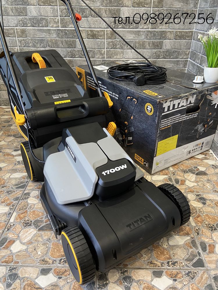 Газонокосарка, газонокосилка, TITAN TTB833LWM 1700W 37CM з АНГЛІЇ