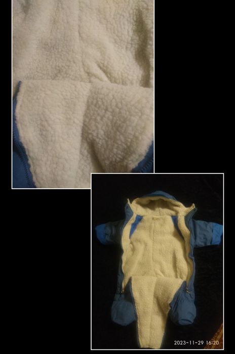 Зимний комбинезон на мальчика, на 3-6 месяцев.