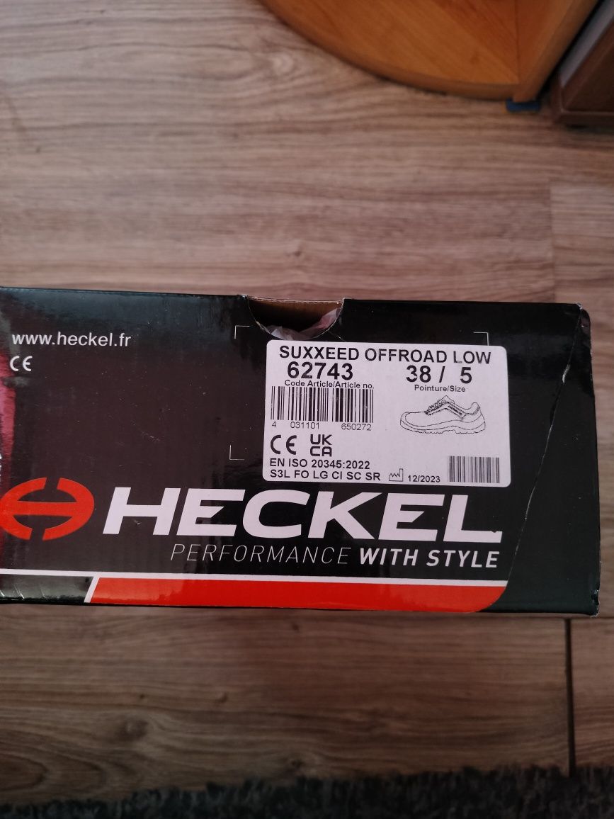 Buty robocze renomowanej firmy heckel r.38