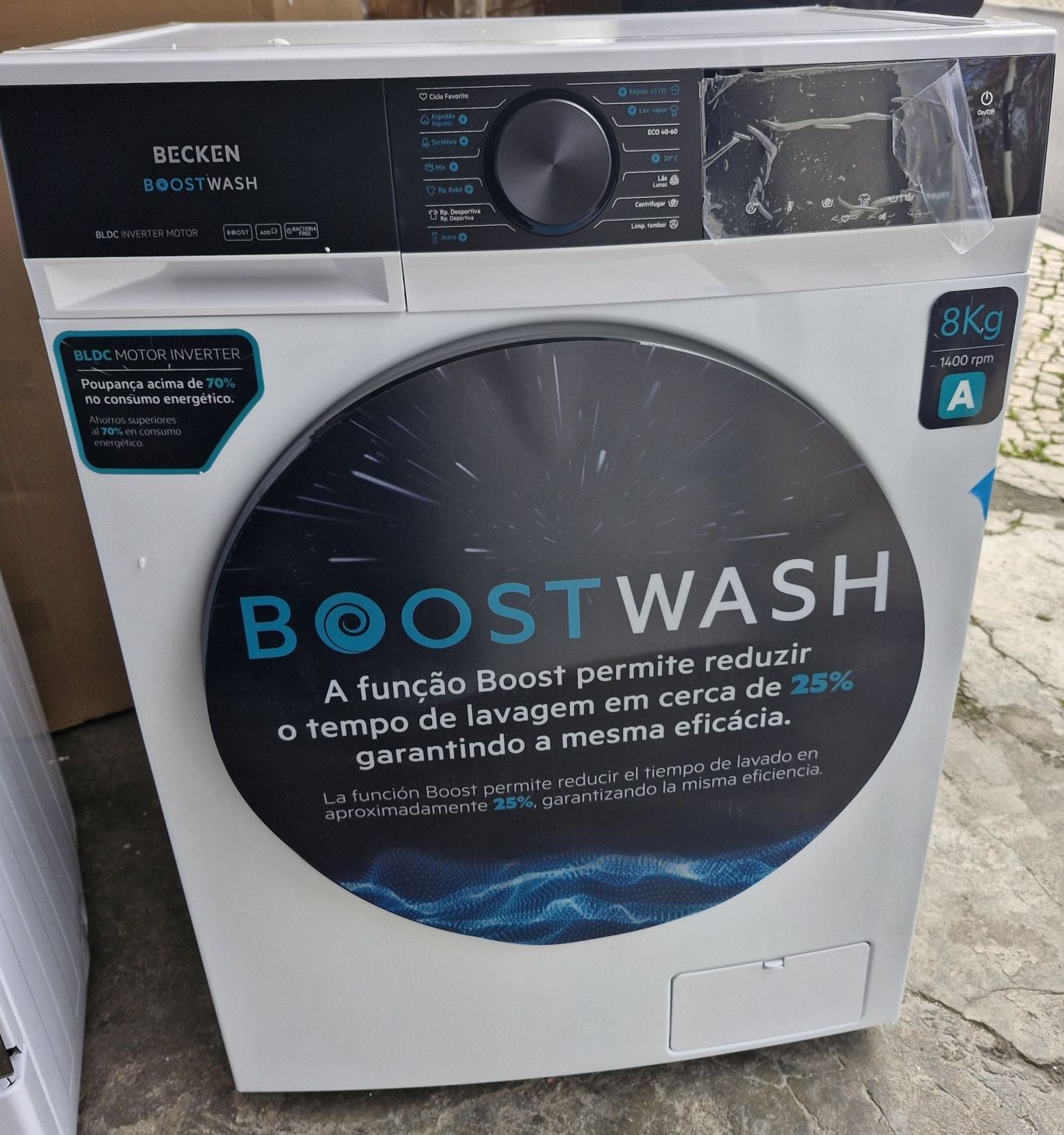 Oportunidade Máquina de lavar roupa becken 8kg