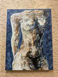 Картина голой девушки ню голое тело, обнаженное тело