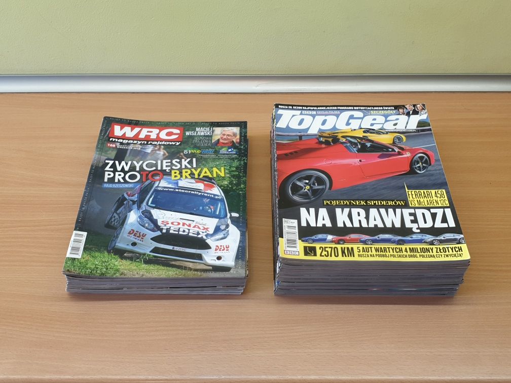 TOPGEAR oraz WRC - czasopismo / magazyn / miesięcznik