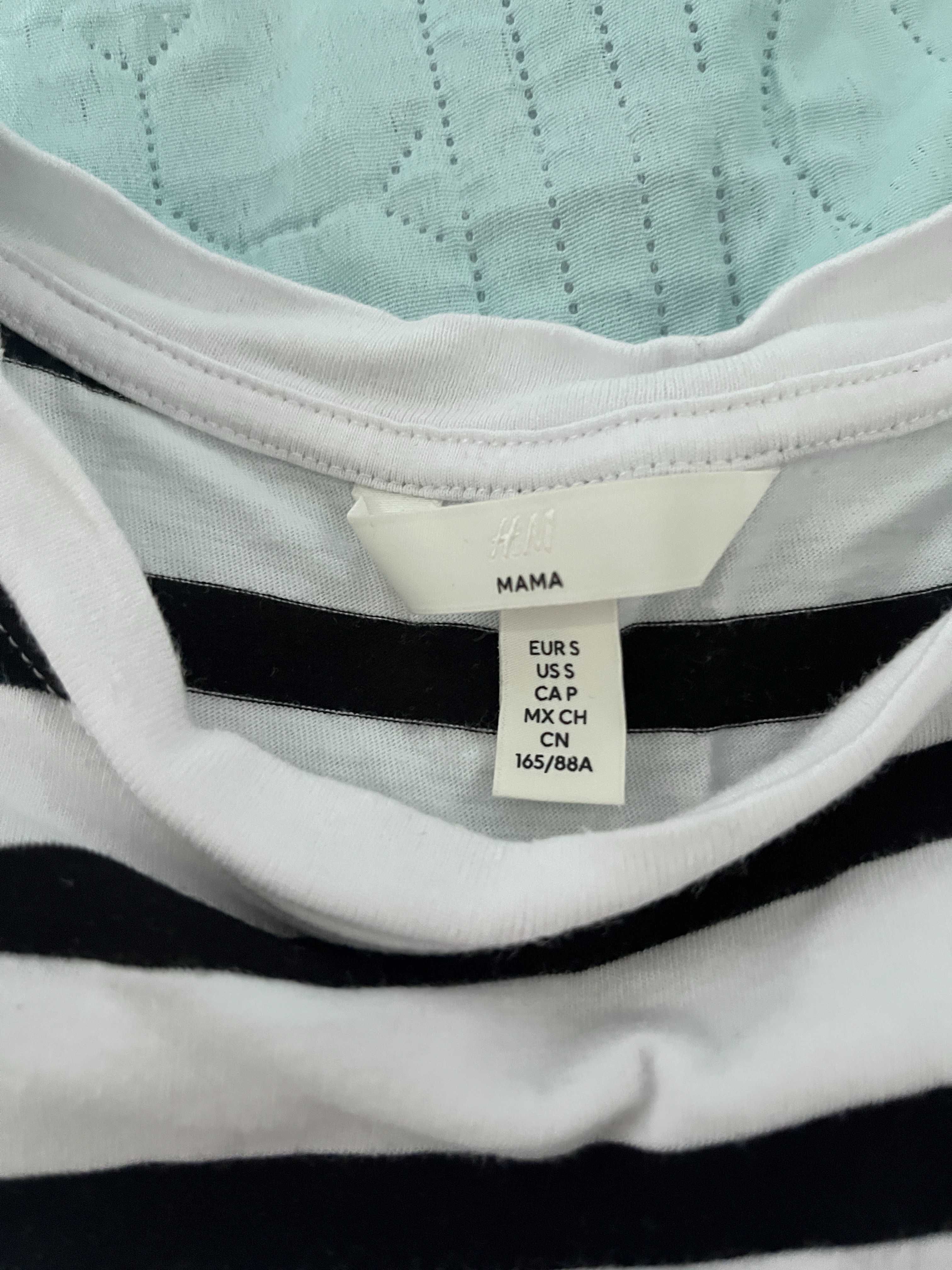 H&M MAMA Bawełniany T-shirt dla karmiącej