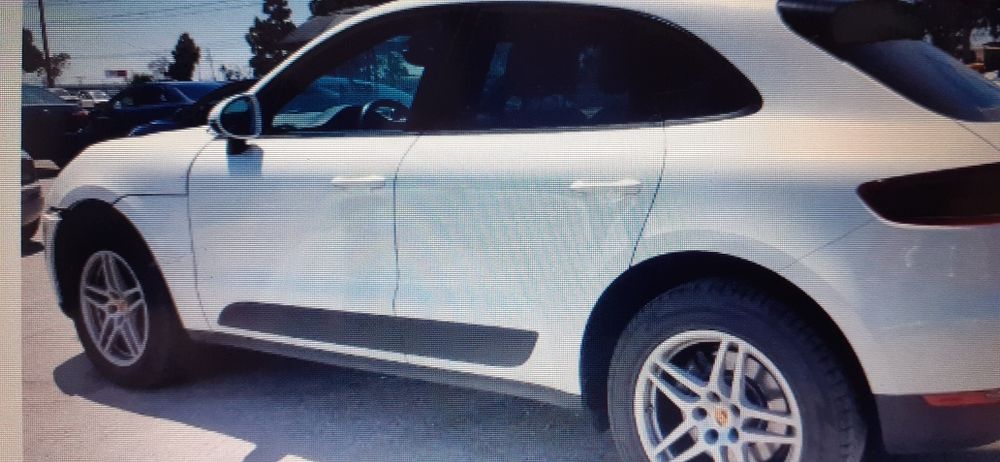 Porsche Macan 2014-18 komplet drzwi lewy przód I tył  95B  białe