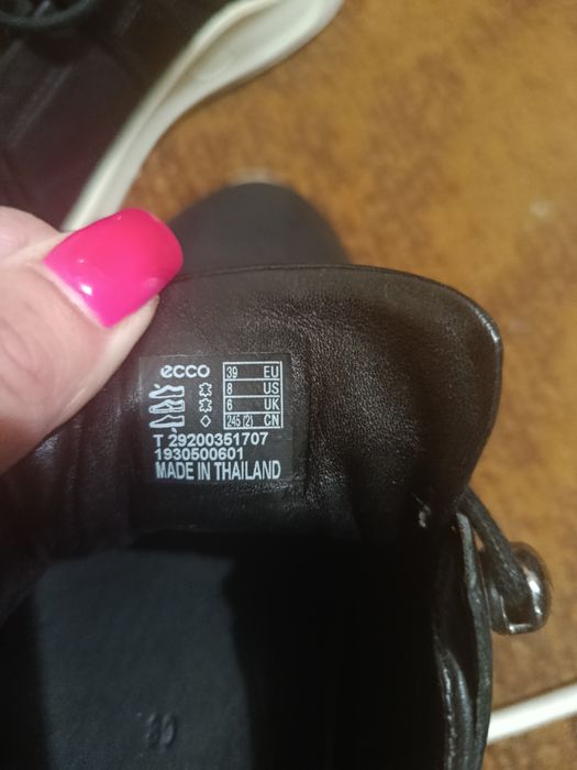 Кросівки чорні жіночі ECCO FLEXURE RUNNER II 39роригінал еко екко крос