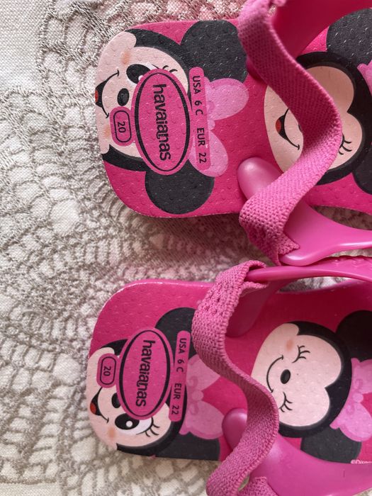 Havaianas minnie NOVAS  tamanho Br20 Eur 22