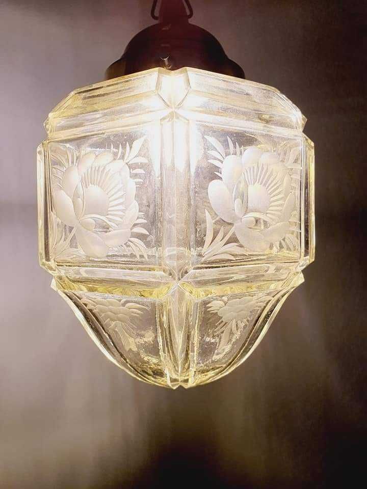 Para Lamp Stropowych Art Deco