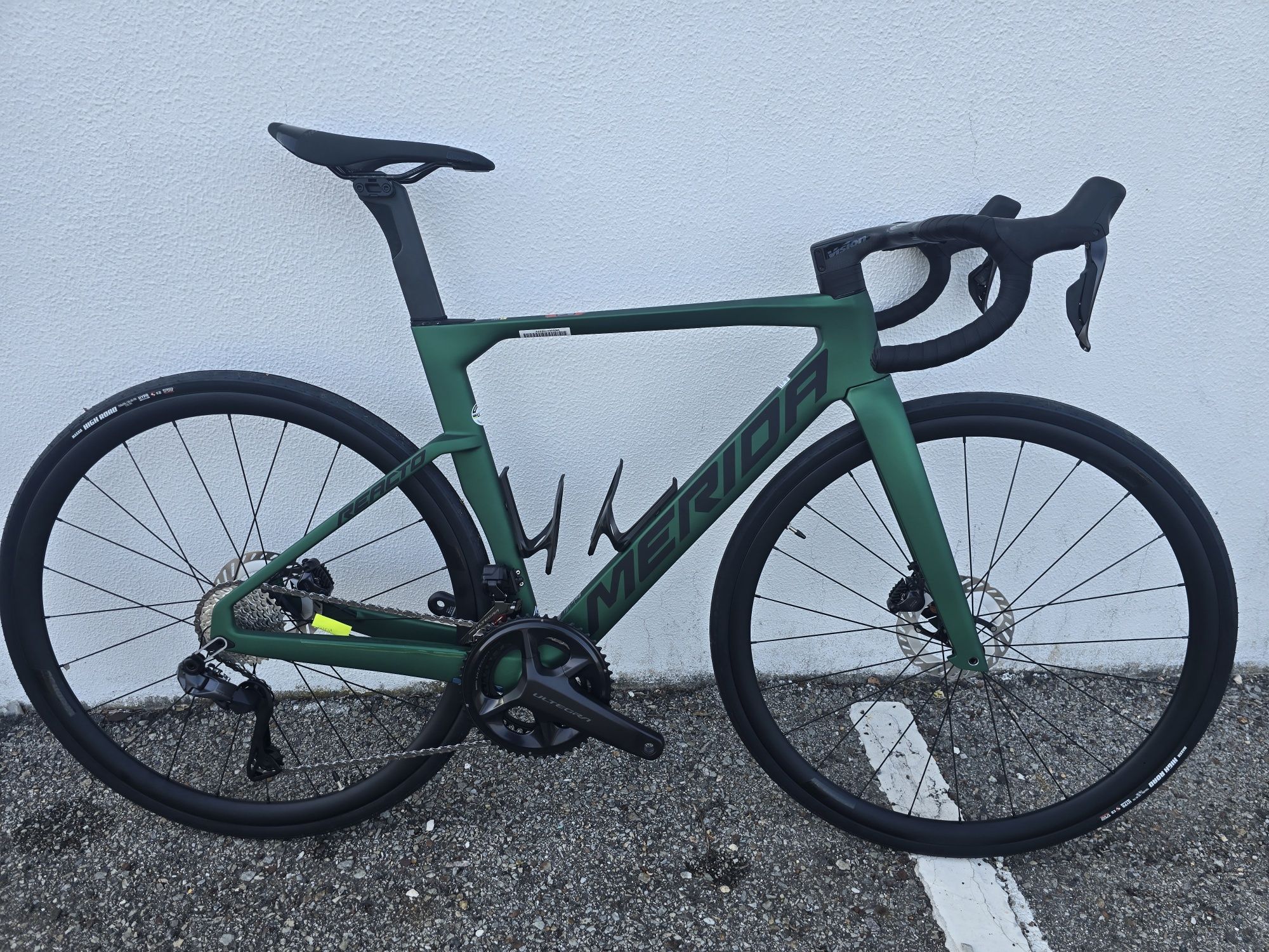 Merida reacto 8000 xs rodas carbono