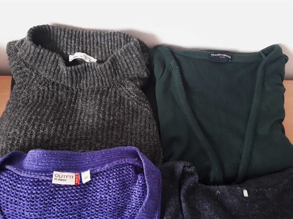zestaw swetrów XXXL 4 sztuki duża paka